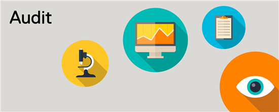 image containing 4 symbols: a microscope, a monitor displaying a graph, a chart, and an eye