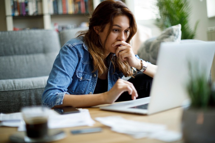 Woman on laptop